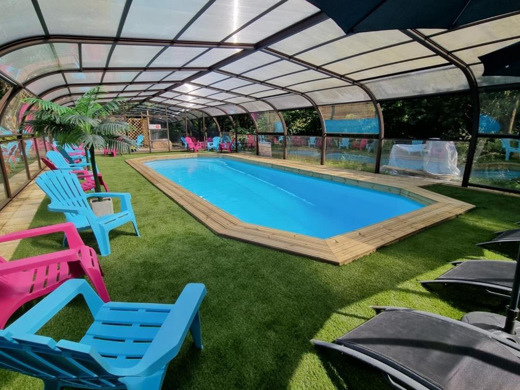 Les Chalets De Saumur, Piscine & Parc Boise, 100M Du Cadrenoir ภายนอก รูปภาพ